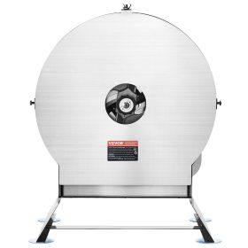VEVOR Electric Vegetable Slicer, 0-0.5"/0-12mm Thickness Adjustable Commercial Slicer Machine, Convertible to Manual (Default: Default)
